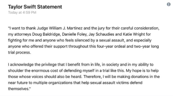 What The Taylor Swift Lawsuit Means for You