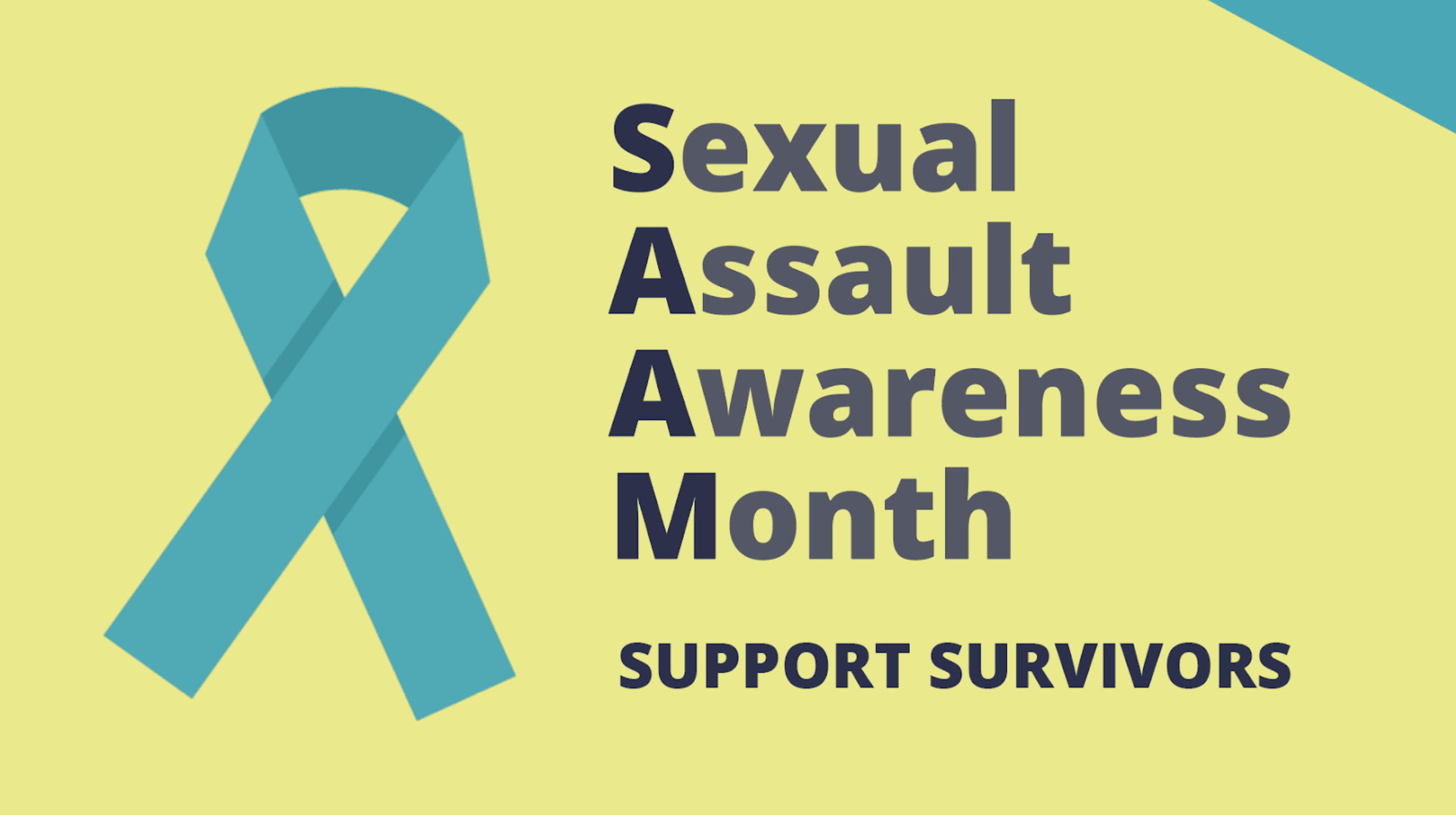 Sexual Assault Awareness Month (SAAM) 2021